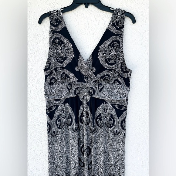 INC International Concepts Dresses & Skirts - Slinky v--neck polyester maxi—xl, (fits more like large)